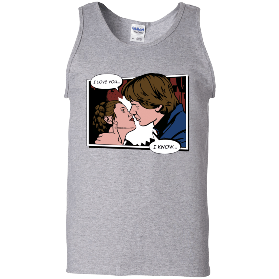 T-Shirts Sport Grey / S Rebelstein Kiss Men's Tank Top