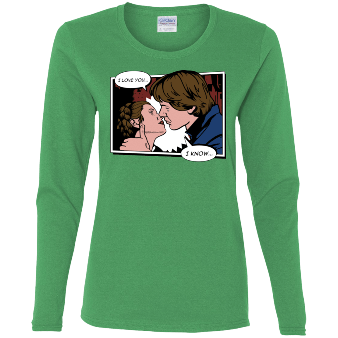 T-Shirts Irish Green / S Rebelstein Kiss Women's Long Sleeve T-Shirt