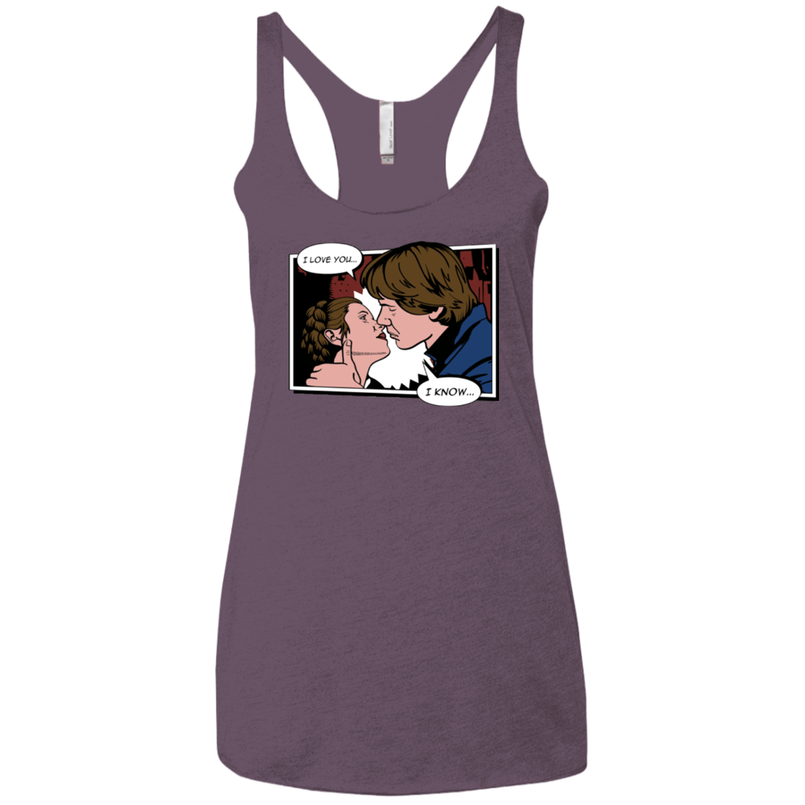 Rebelstein Kiss Women's Triblend Racerback Tank