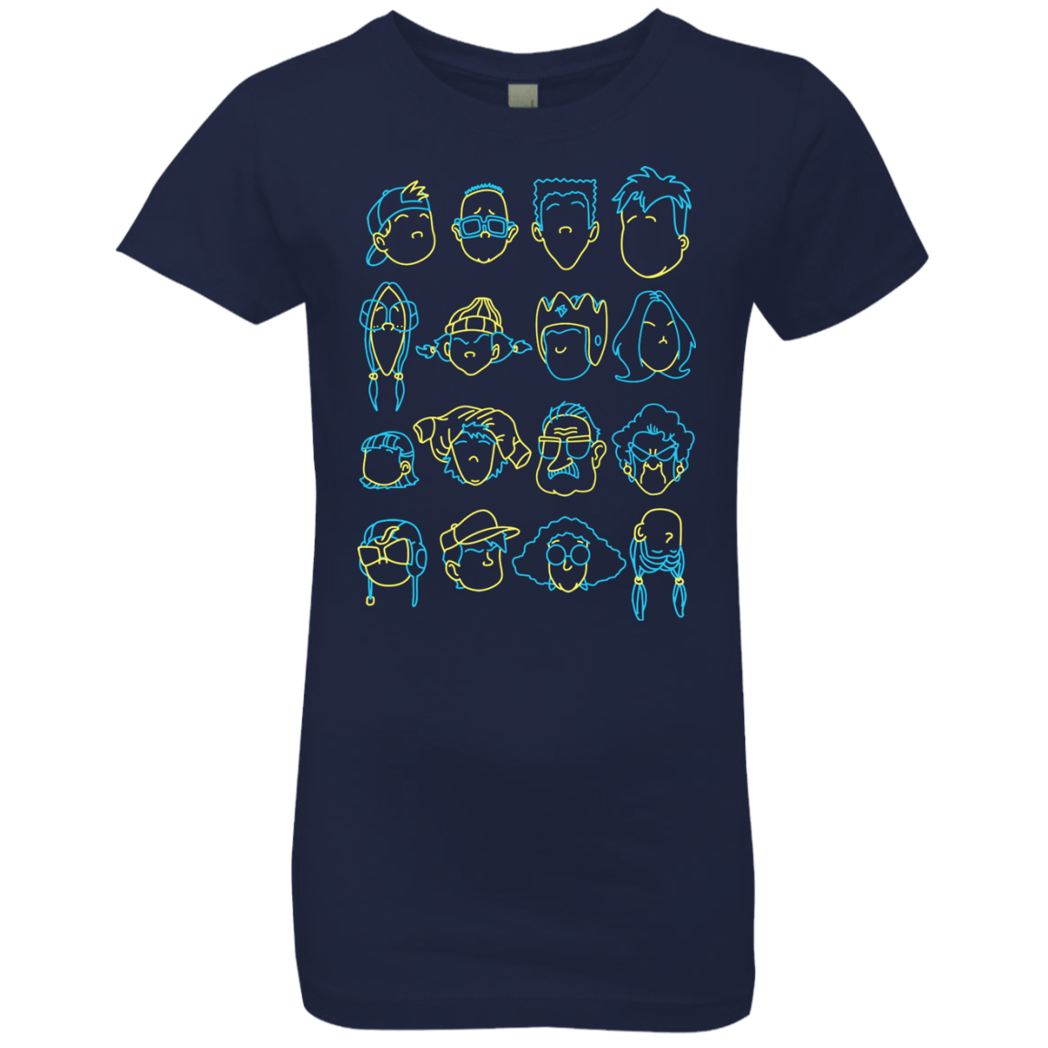 T-Shirts Midnight Navy / YXS RECESS Girls Premium T-Shirt