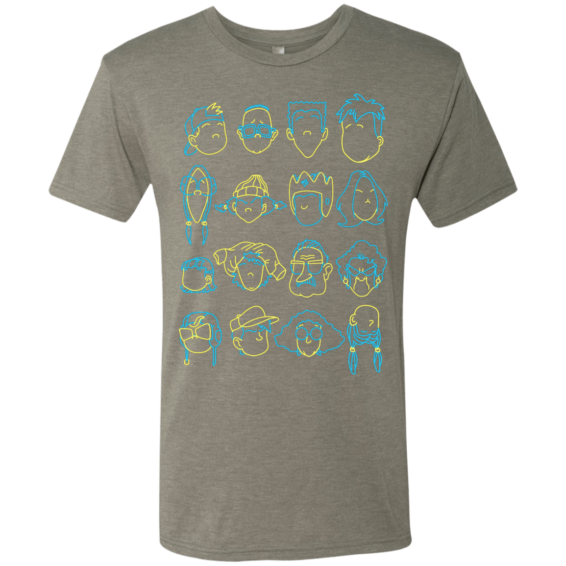 T-Shirts Venetian Grey / S RECESS Men's Triblend T-Shirt