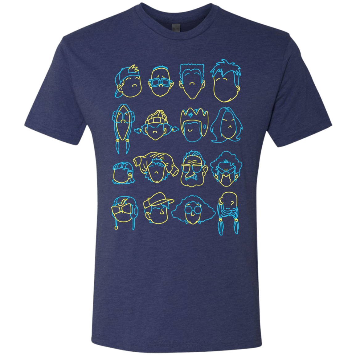 T-Shirts Vintage Navy / S RECESS Men's Triblend T-Shirt