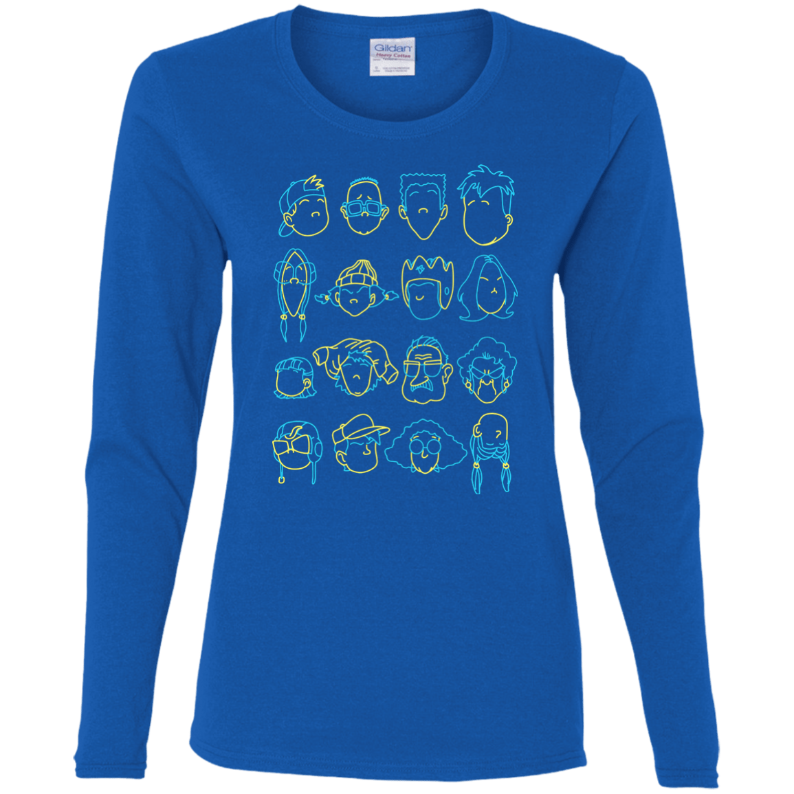 T-Shirts Royal / S RECESS Women's Long Sleeve T-Shirt