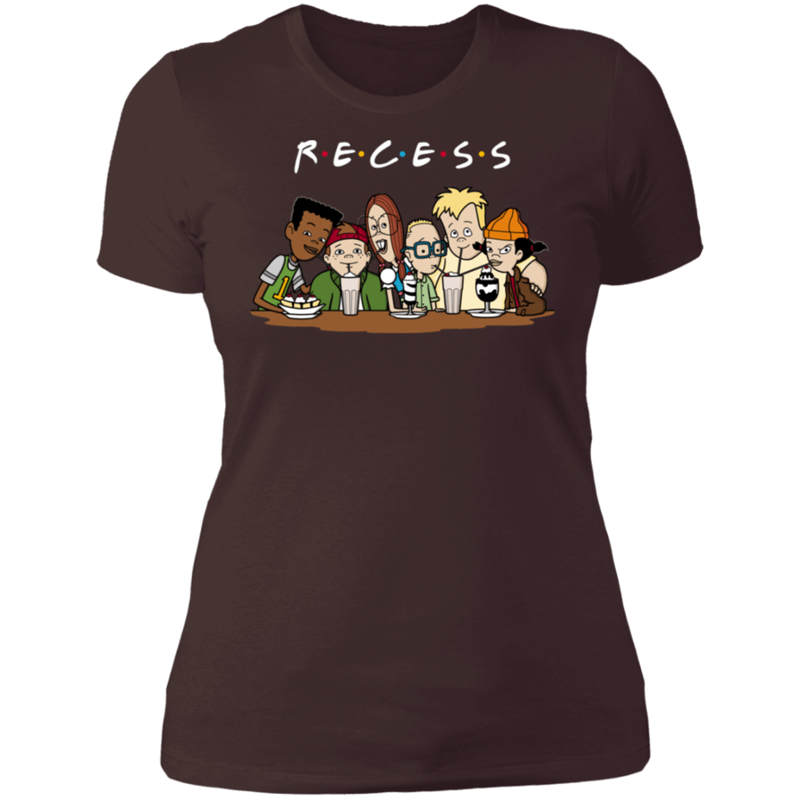 T-Shirts Dark Chocolate / S Recess Women's Premium T-Shirt