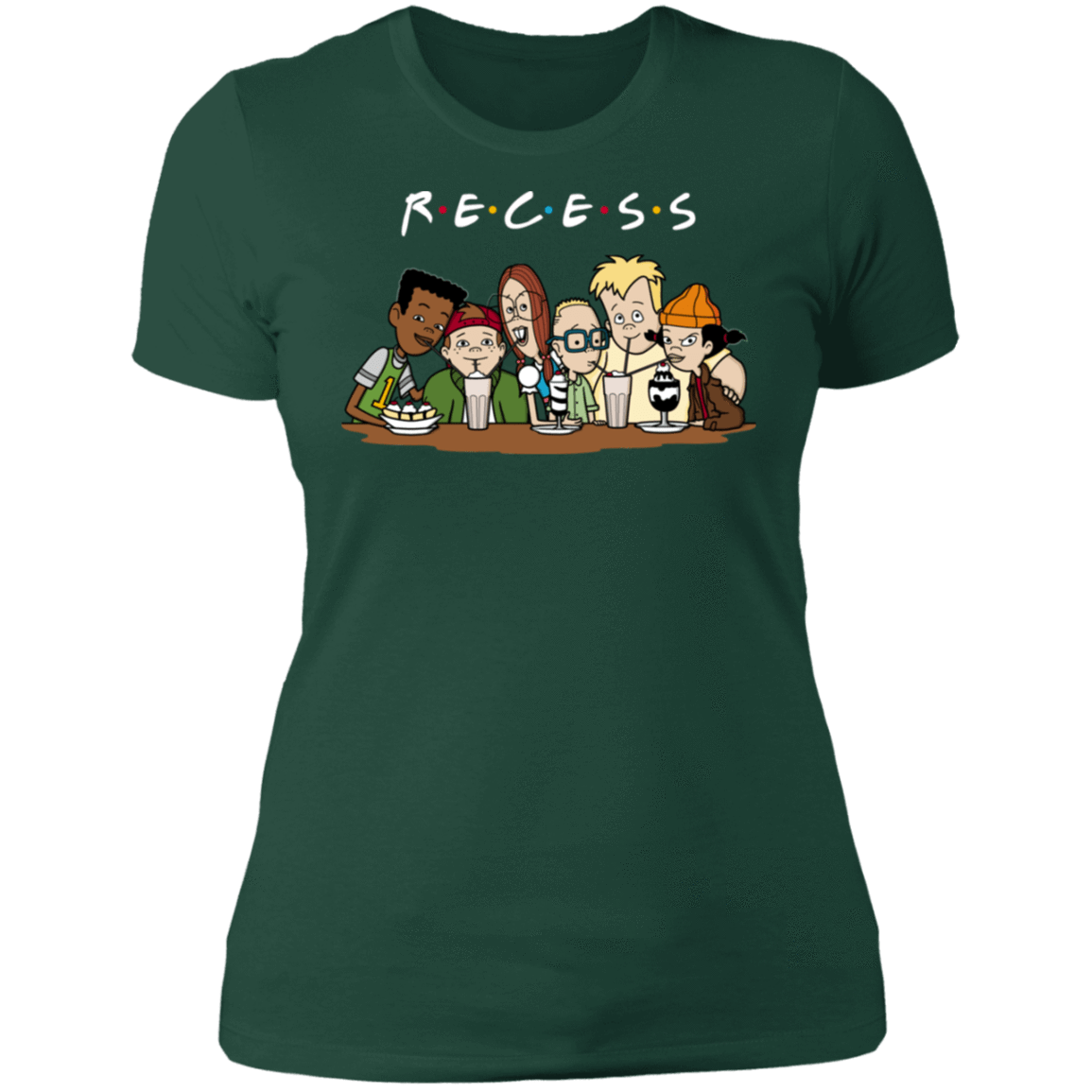 T-Shirts Forest Green / S Recess Women's Premium T-Shirt