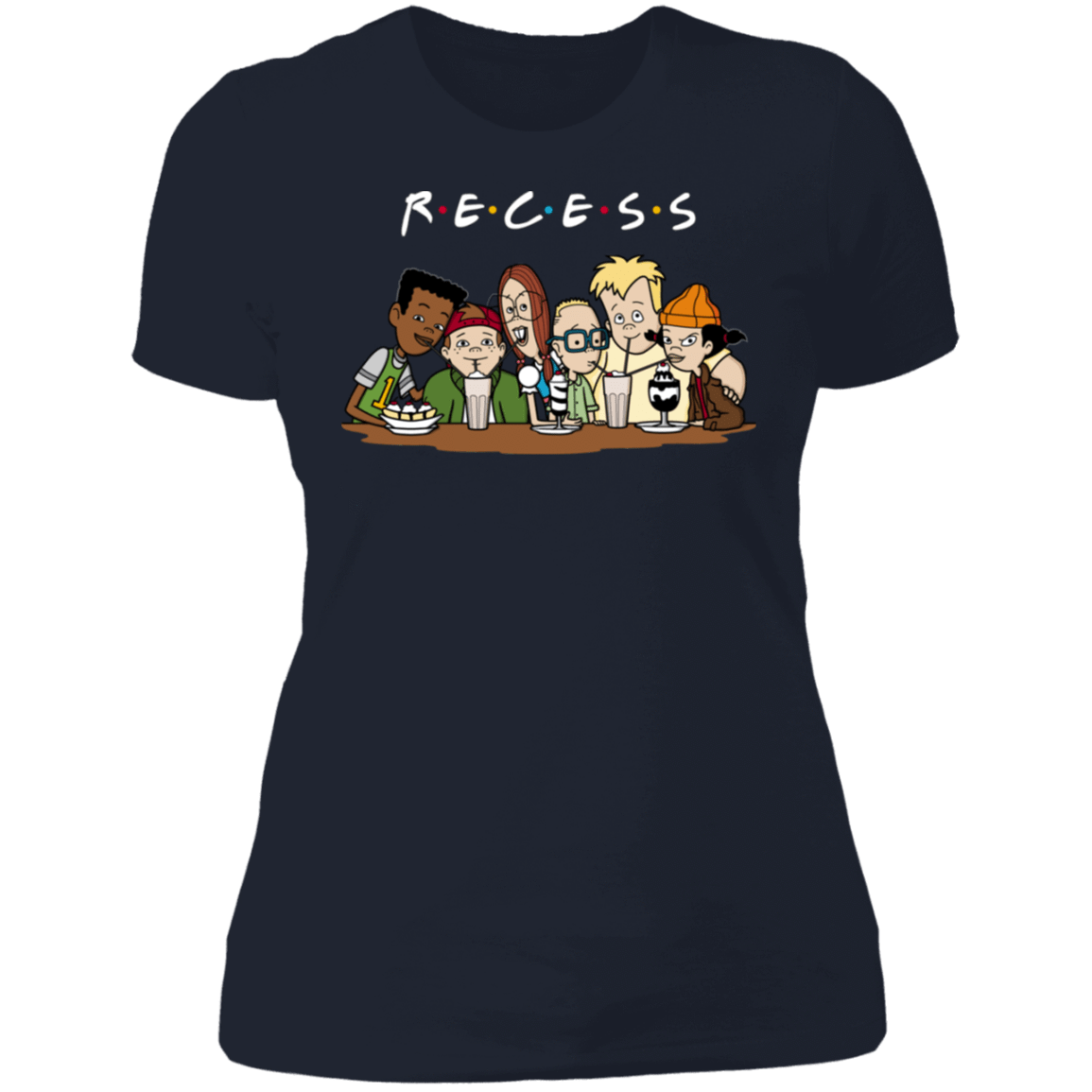 T-Shirts Midnight Navy / S Recess Women's Premium T-Shirt