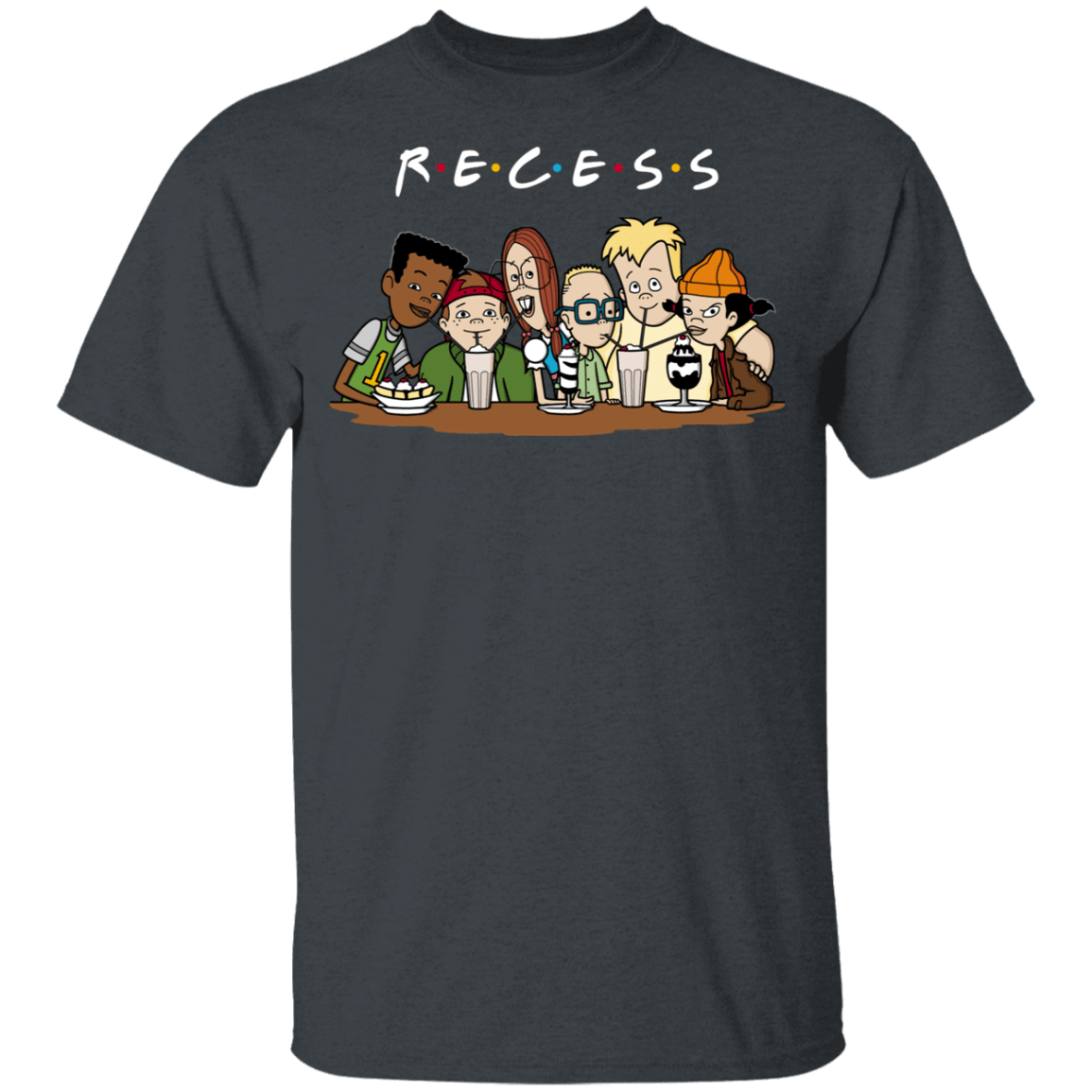 T-Shirts Dark Heather / YXS Recess Youth T-Shirt