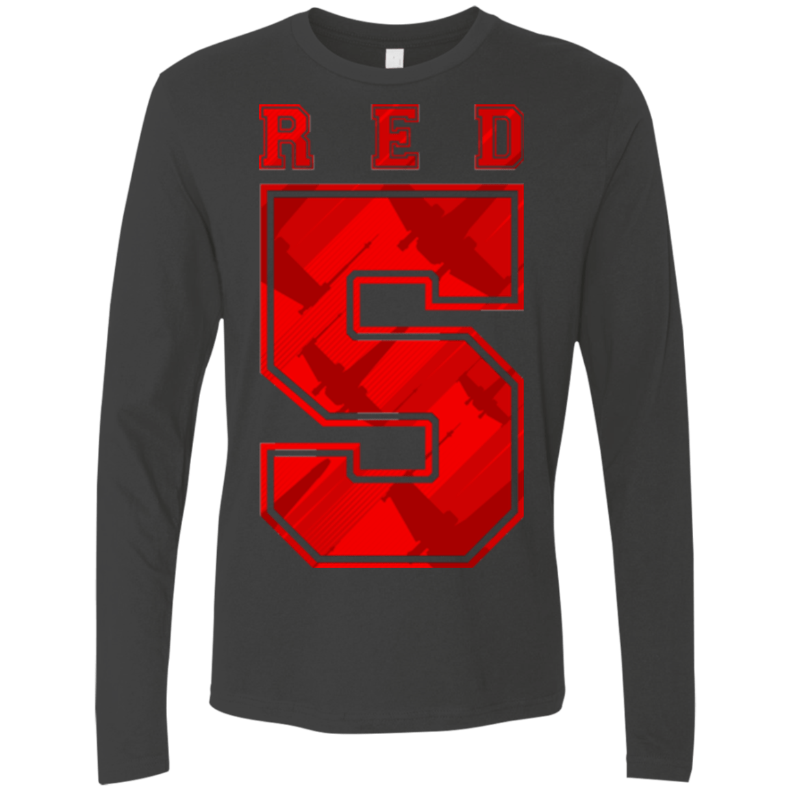 T-Shirts Heavy Metal / Small Red 5 Men's Premium Long Sleeve