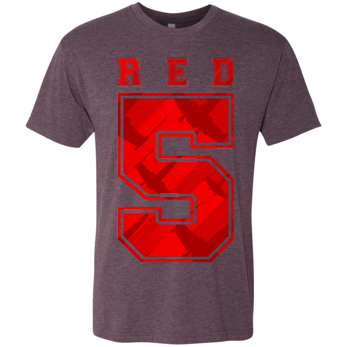 T-Shirts Vintage Purple / Small Red 5 Men's Triblend T-Shirt
