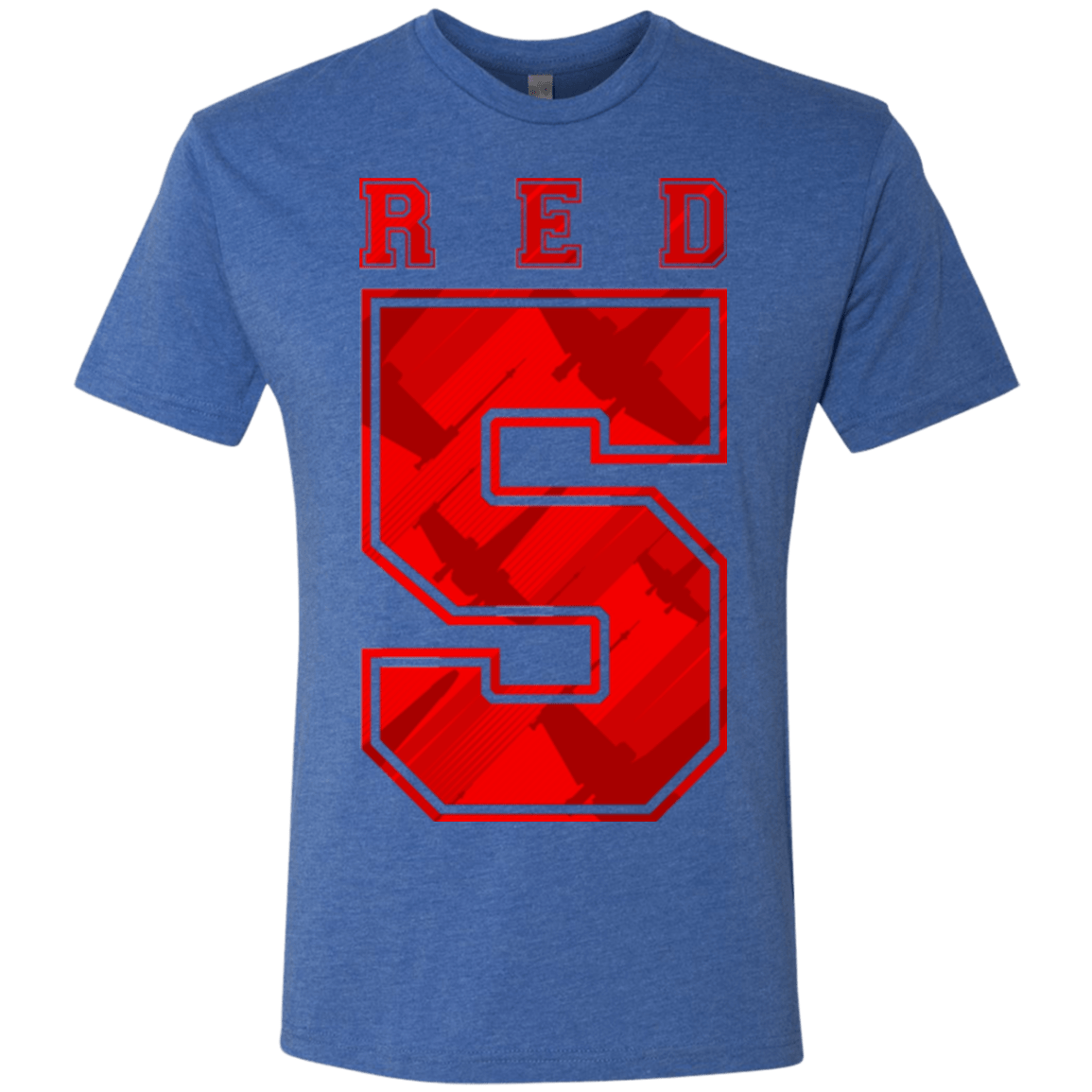 T-Shirts Vintage Royal / Small Red 5 Men's Triblend T-Shirt