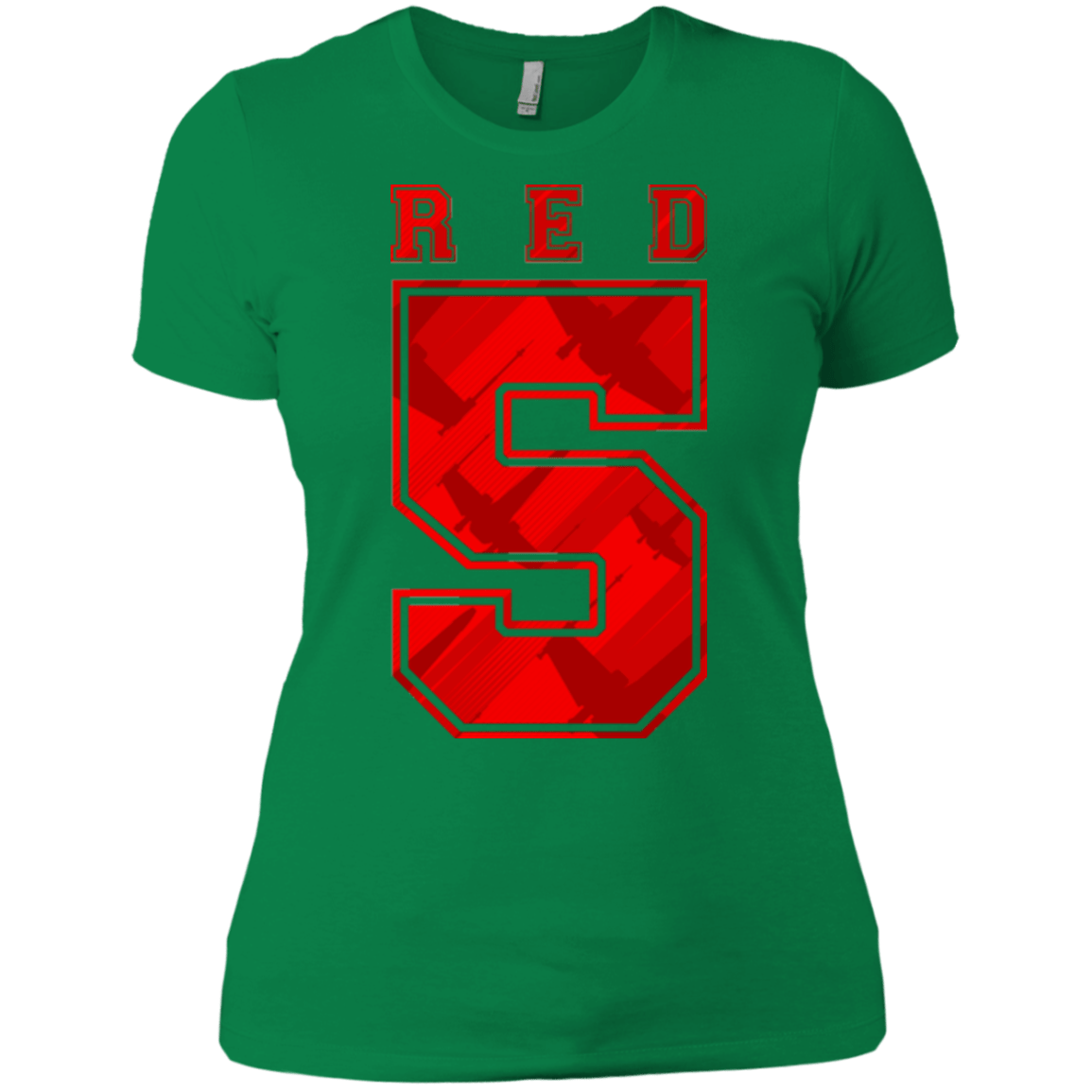 T-Shirts Kelly Green / X-Small Red 5 Women's Premium T-Shirt
