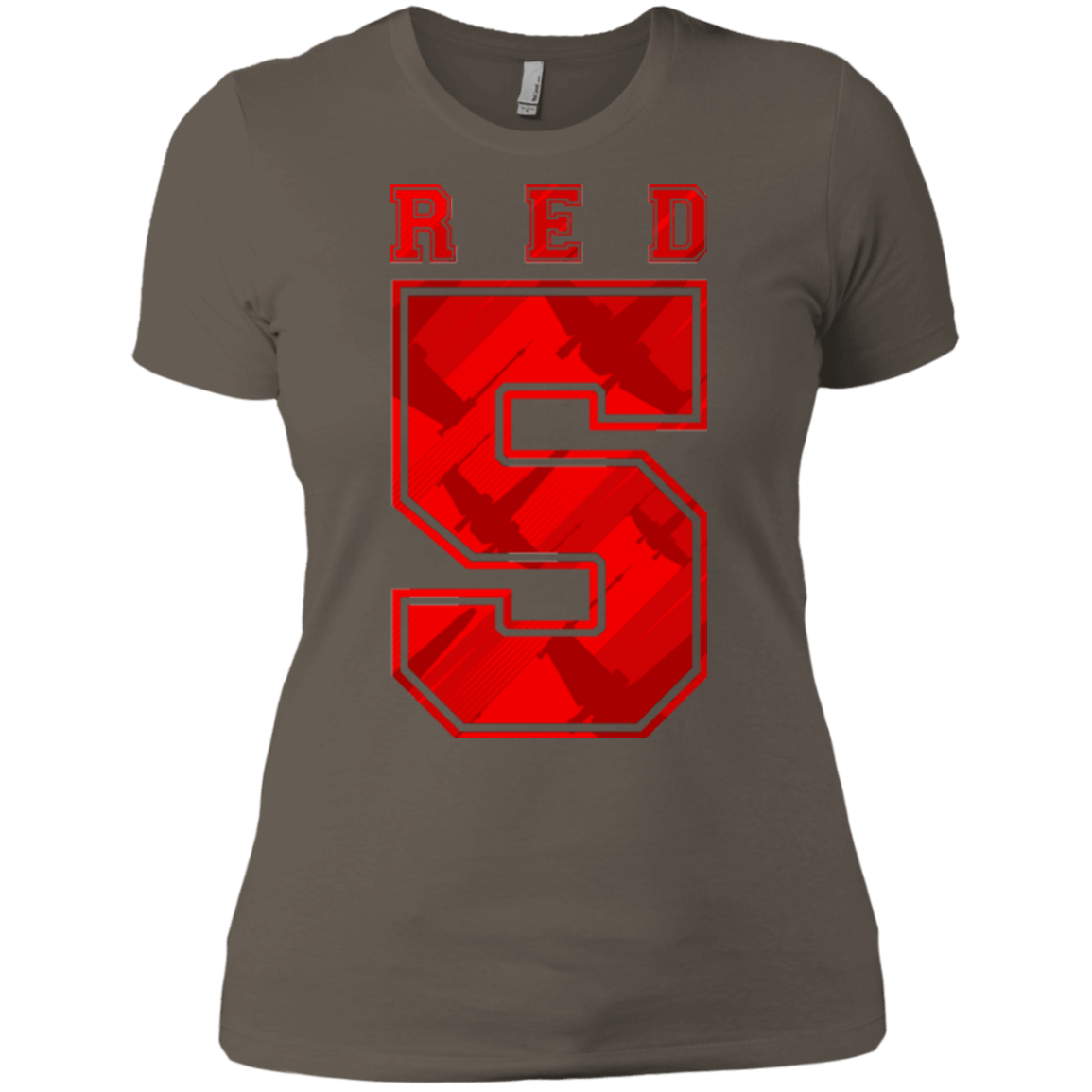 T-Shirts Warm Grey / X-Small Red 5 Women's Premium T-Shirt