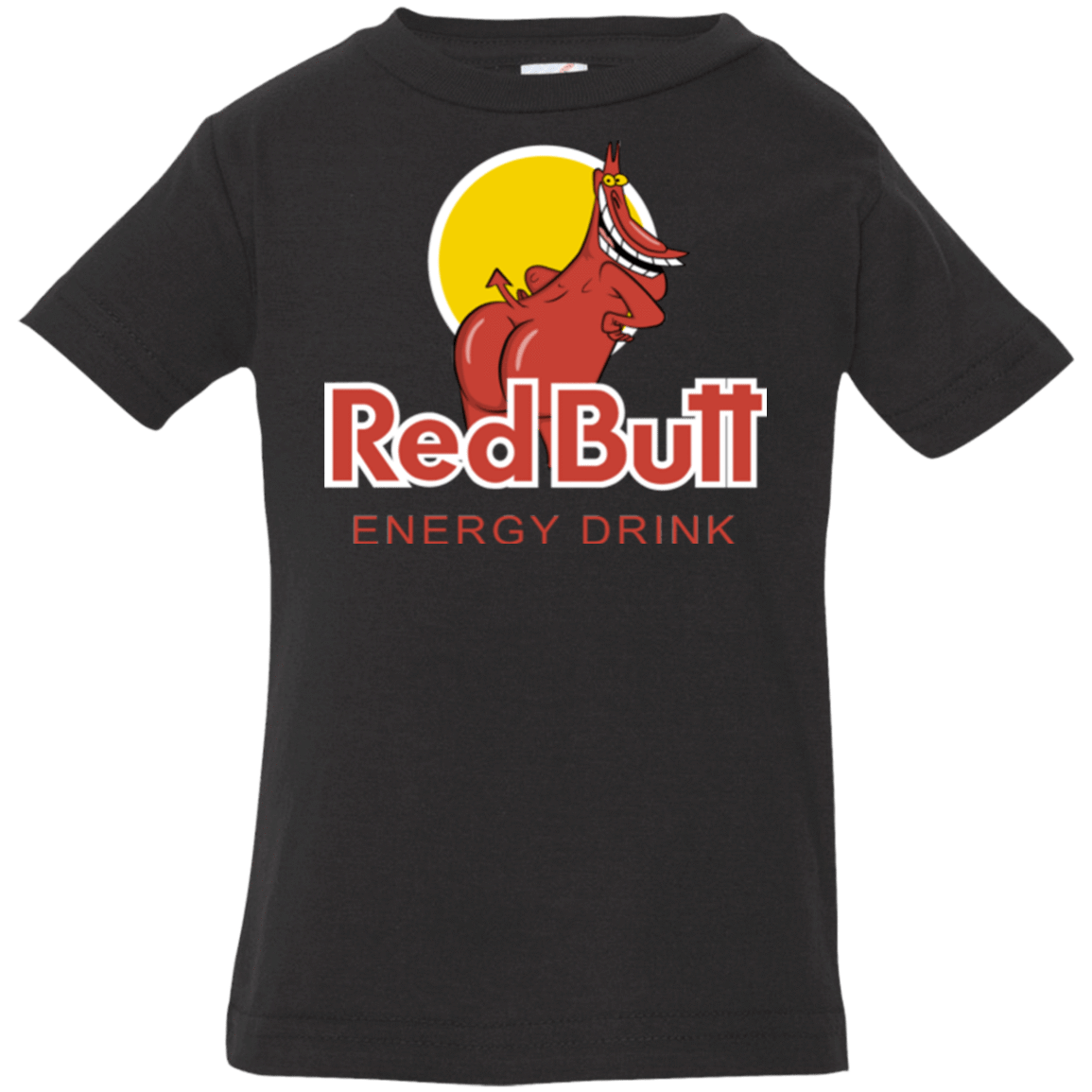 T-Shirts Black / 6 Months Red butt Infant Premium T-Shirt