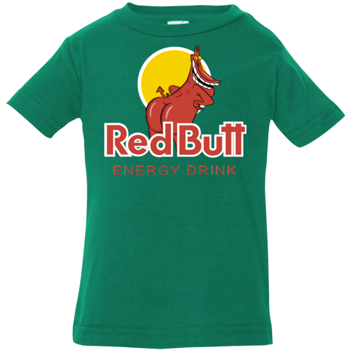 T-Shirts Kelly / 6 Months Red butt Infant Premium T-Shirt