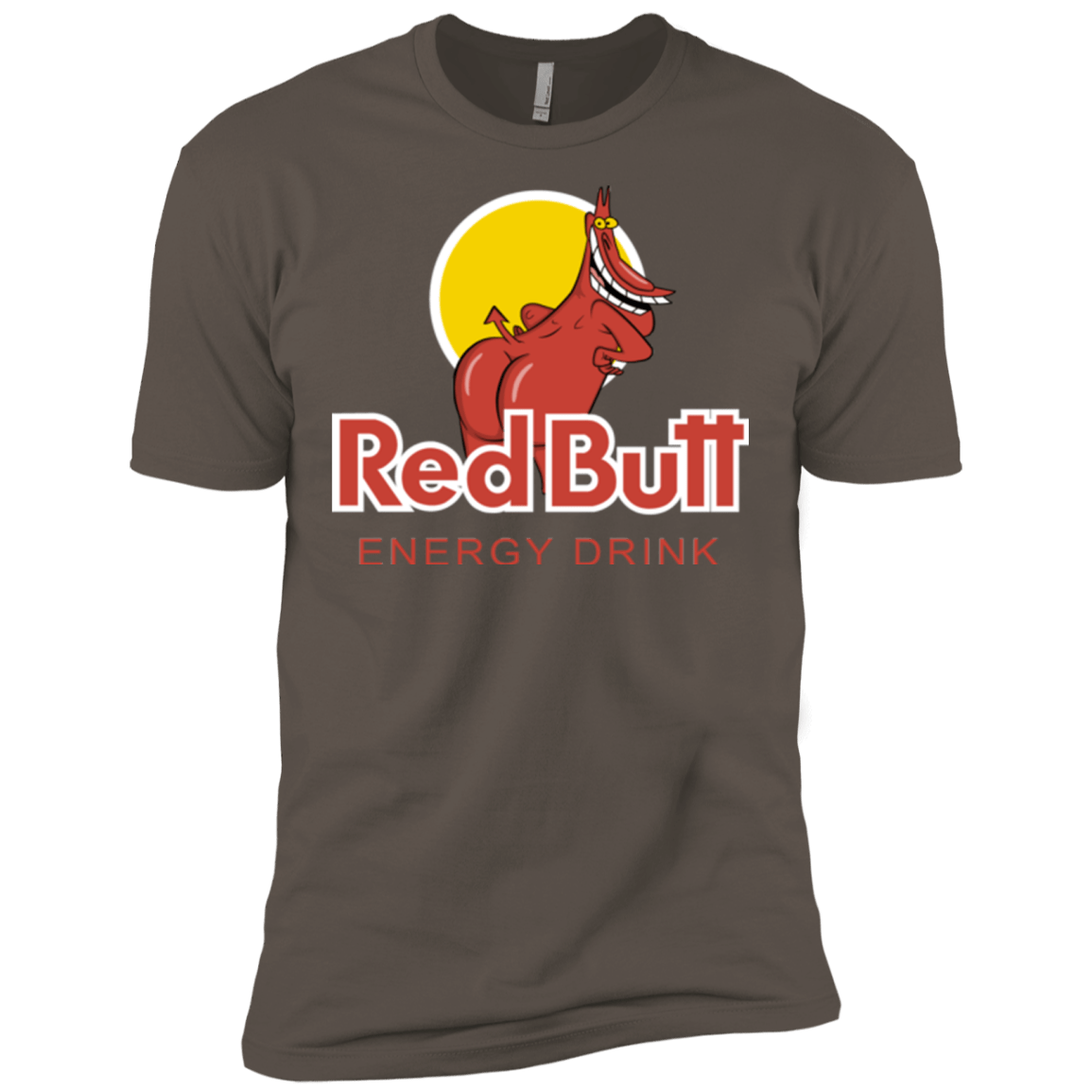 T-Shirts Warm Grey / X-Small Red butt Men's Premium T-Shirt