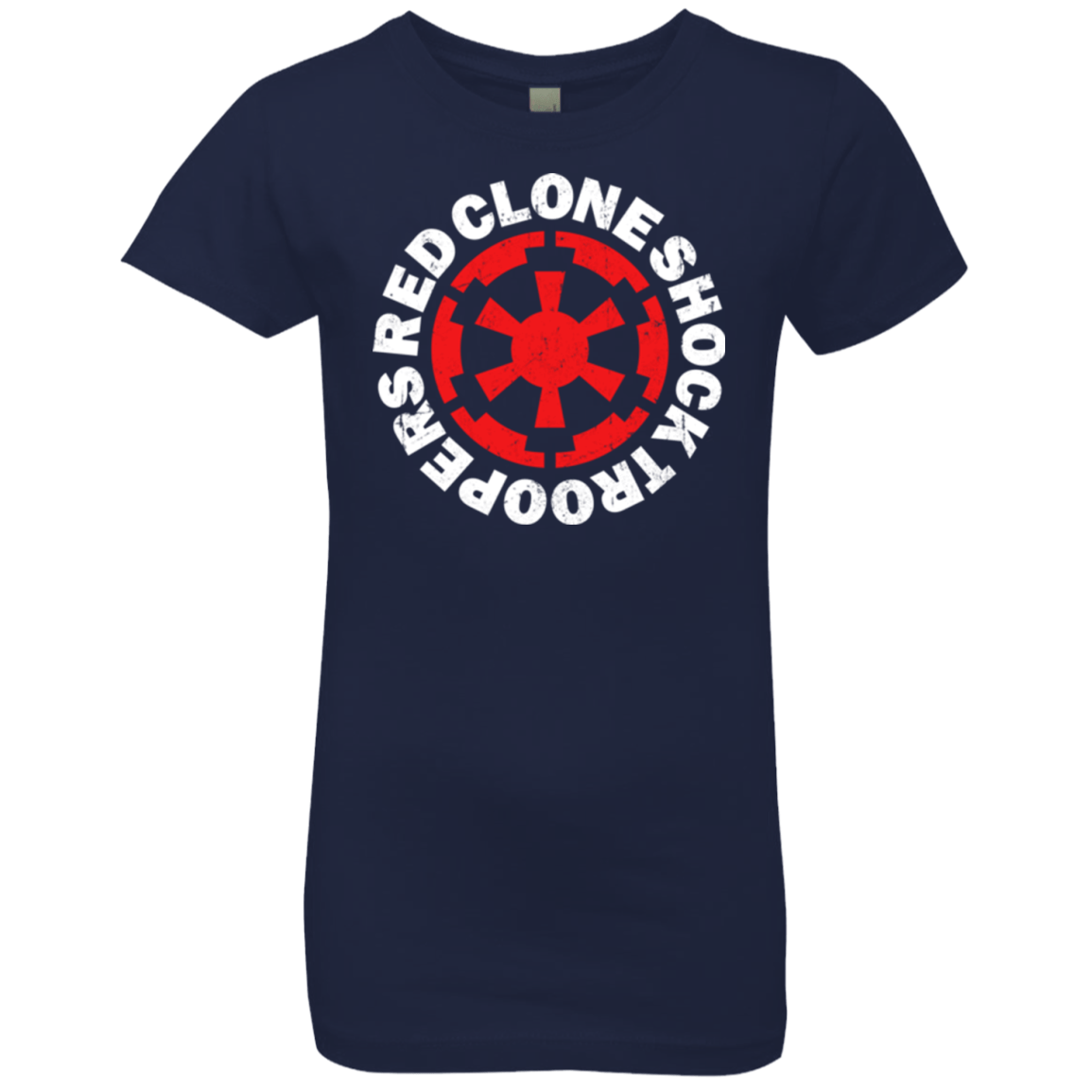 T-Shirts Midnight Navy / YXS Red Clone Girls Premium T-Shirt