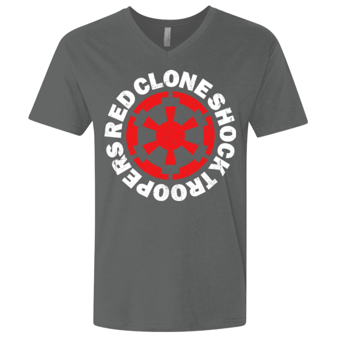 T-Shirts Heavy Metal / X-Small Red Clone Men's Premium V-Neck