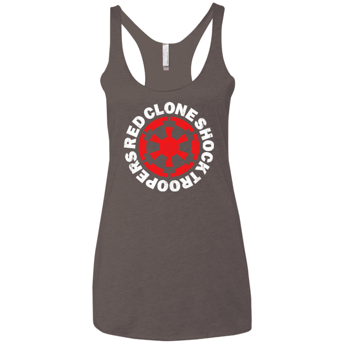 T-Shirts Macchiato / X-Small Red Clone Women's Triblend Racerback Tank