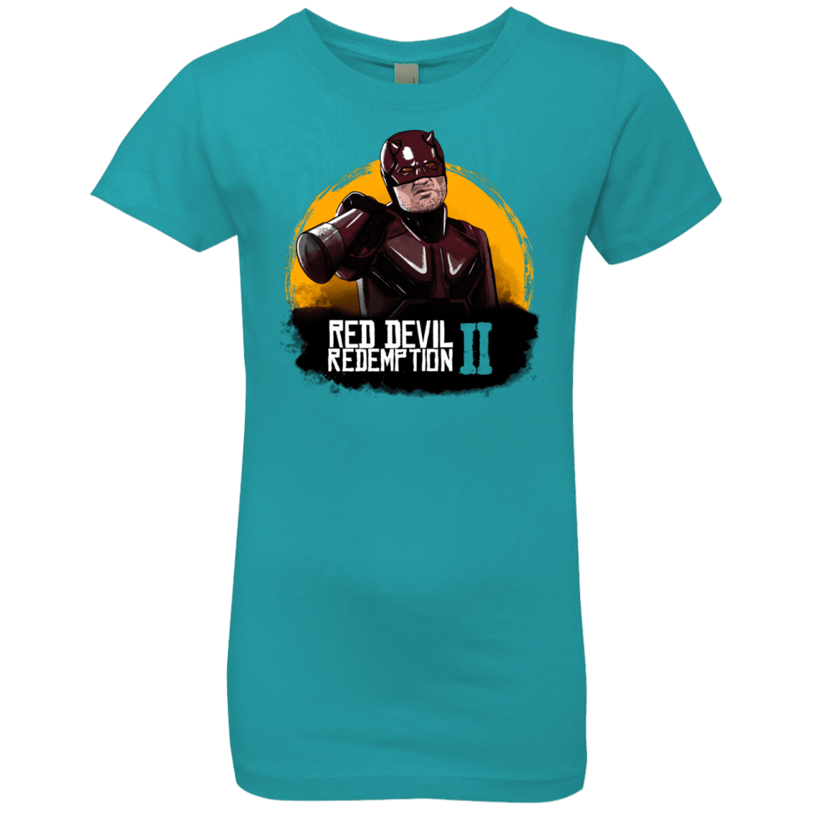 T-Shirts Tahiti Blue / YXS Red Devil Redemptions Girls Premium T-Shirt