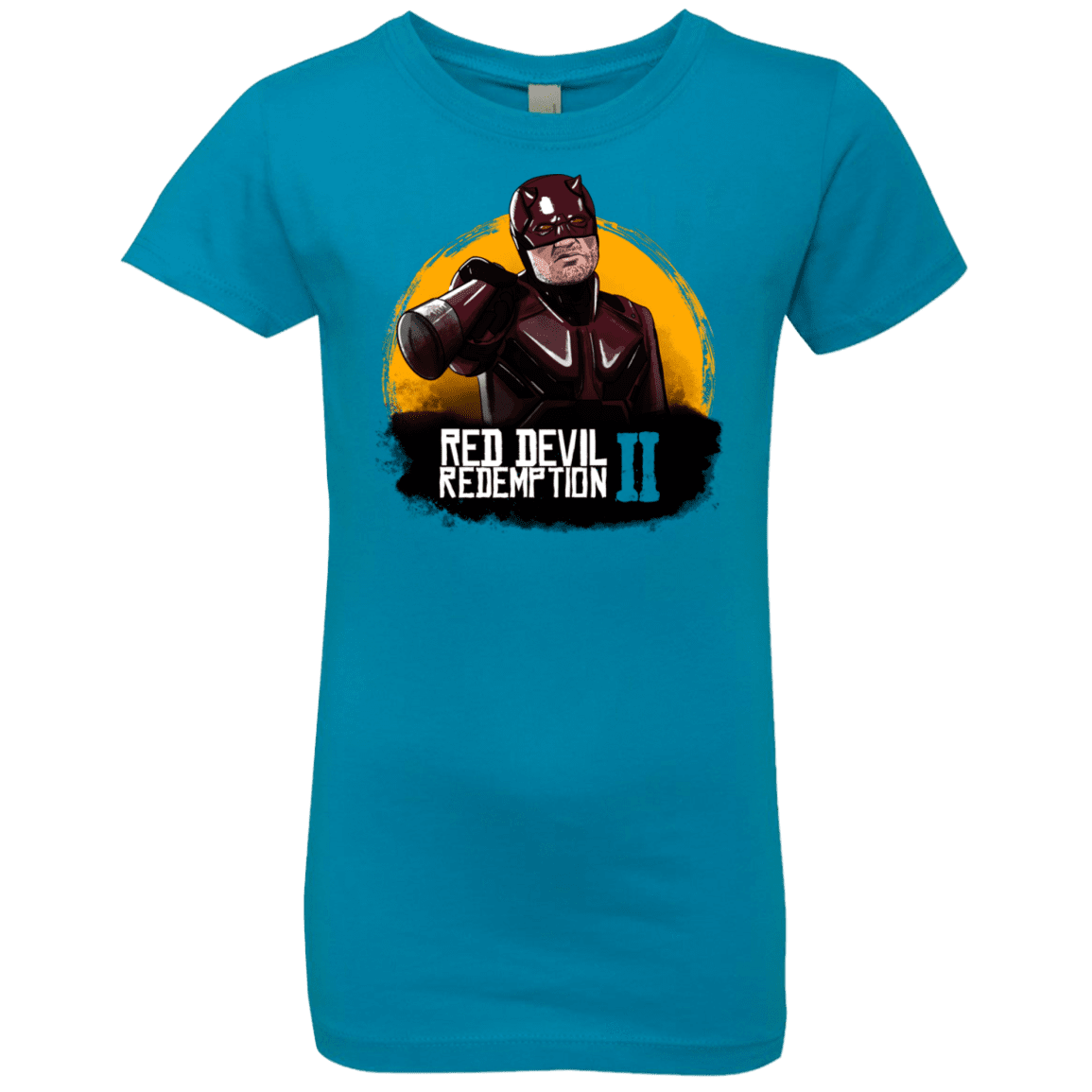 T-Shirts Turquoise / YXS Red Devil Redemptions Girls Premium T-Shirt