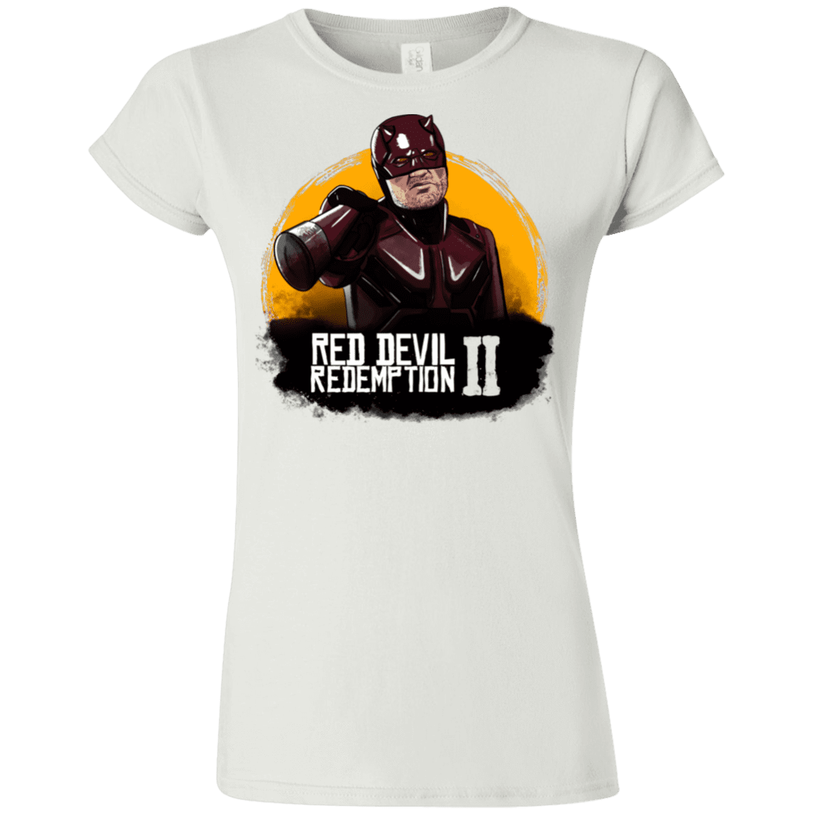 T-Shirts White / S Red Devil Redemptions Junior Slimmer-Fit T-Shirt