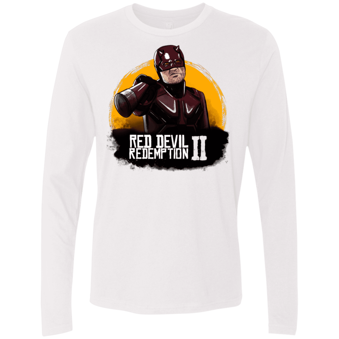 T-Shirts White / S Red Devil Redemptions Men's Premium Long Sleeve