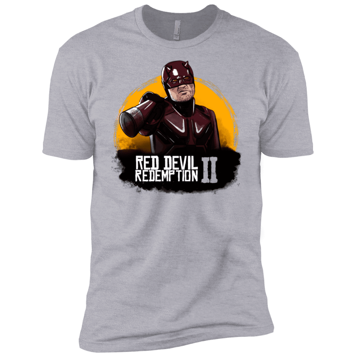 T-Shirts Heather Grey / X-Small Red Devil Redemptions Men's Premium T-Shirt
