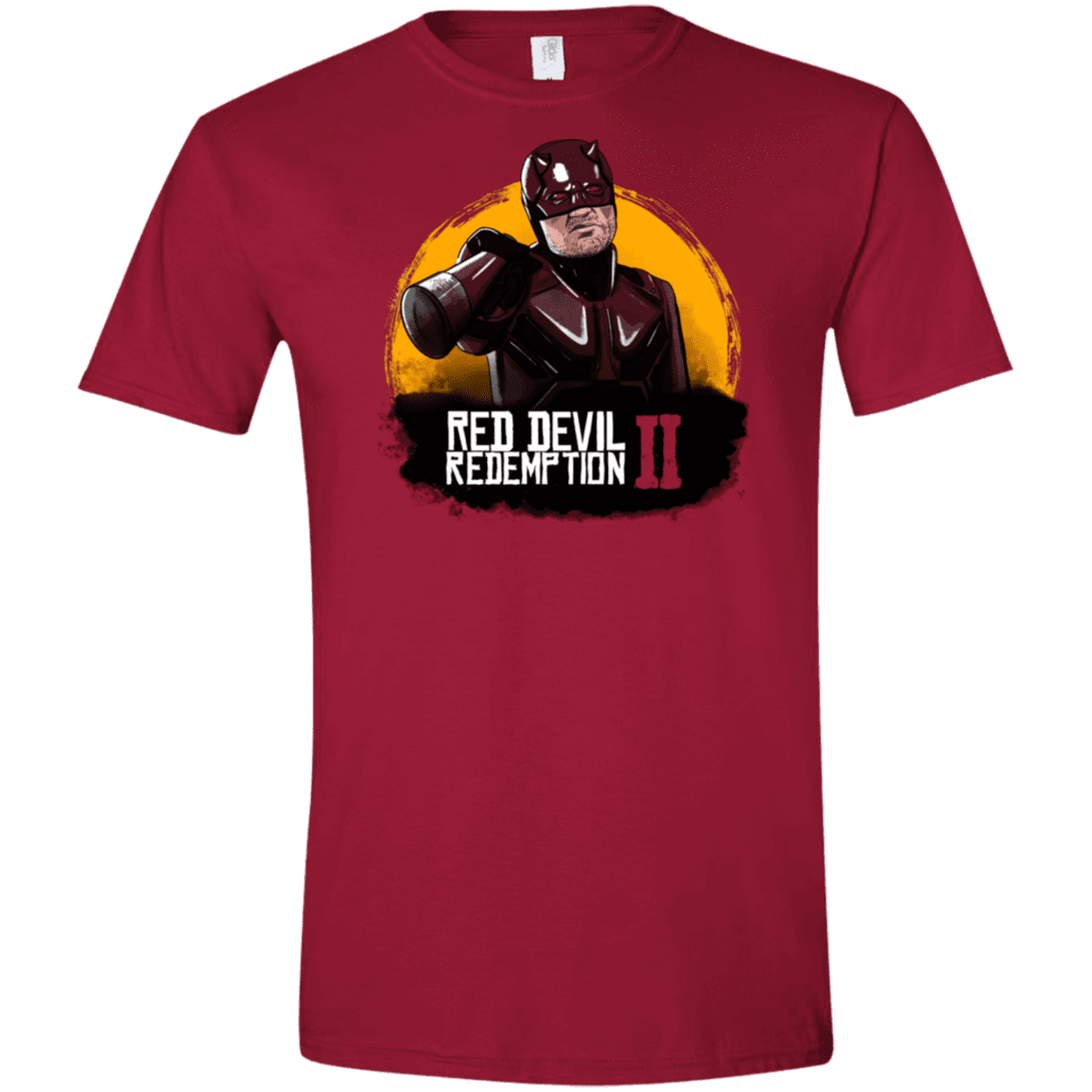 T-Shirts Cardinal Red / S Red Devil Redemptions Men's Semi-Fitted Softstyle