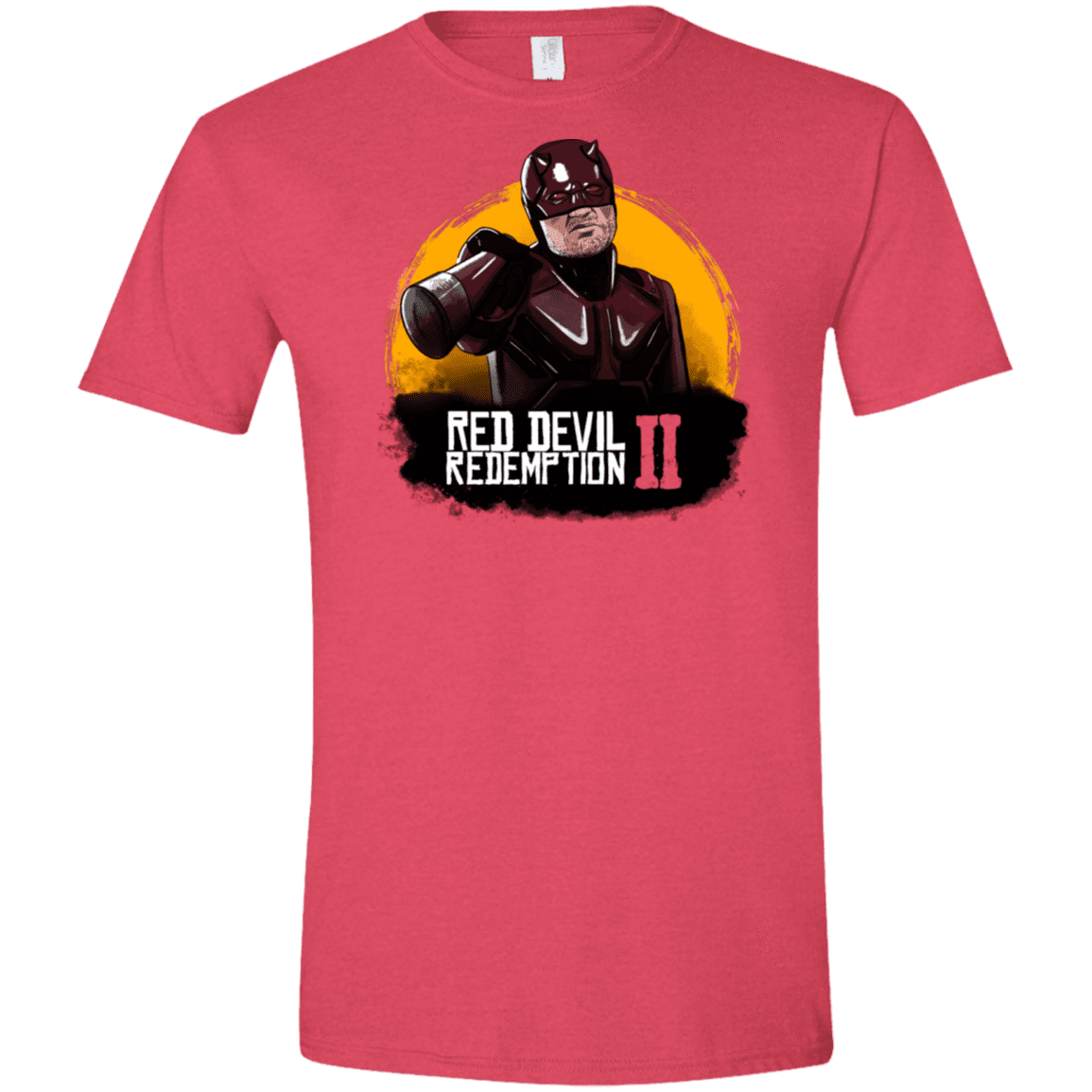 T-Shirts Heather Red / S Red Devil Redemptions Men's Semi-Fitted Softstyle