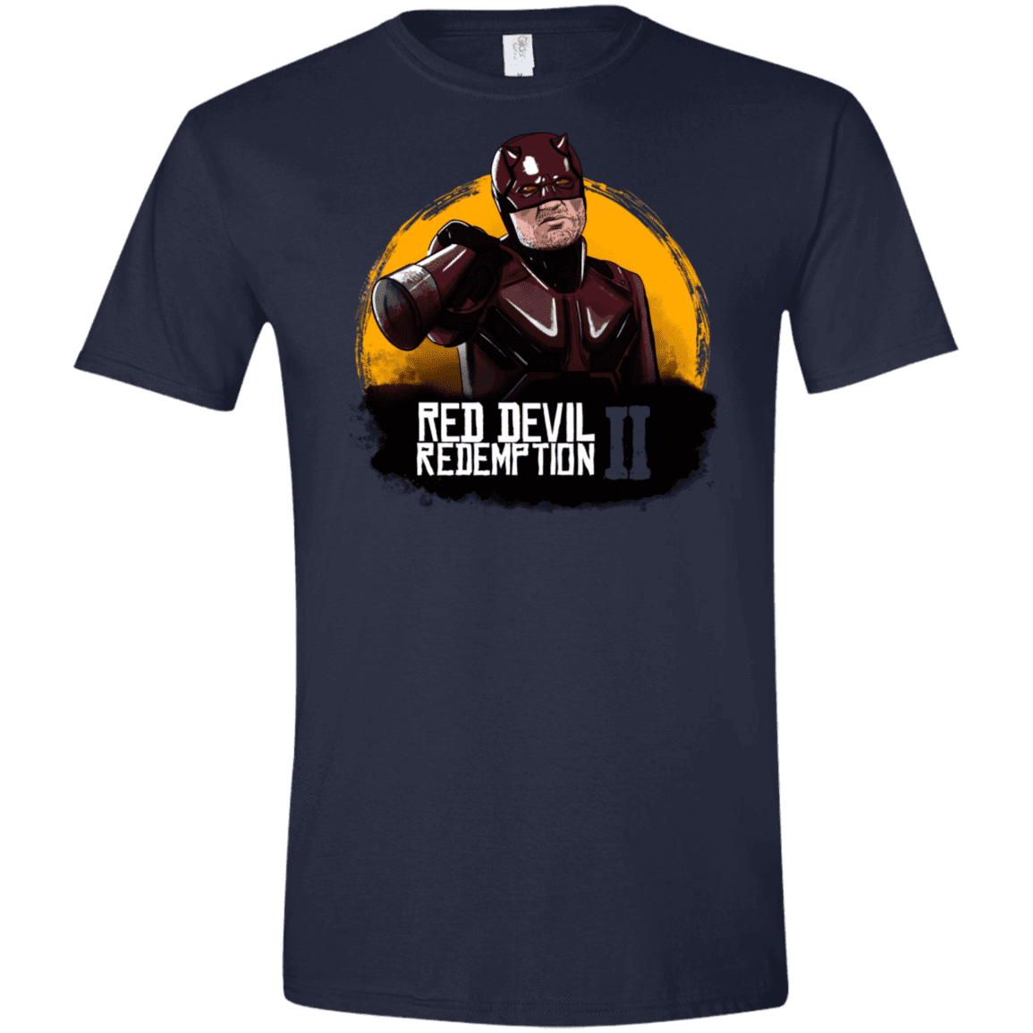 T-Shirts Navy / X-Small Red Devil Redemptions Men's Semi-Fitted Softstyle