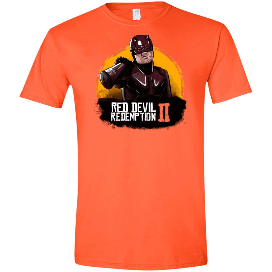 T-Shirts Orange / S Red Devil Redemptions Men's Semi-Fitted Softstyle