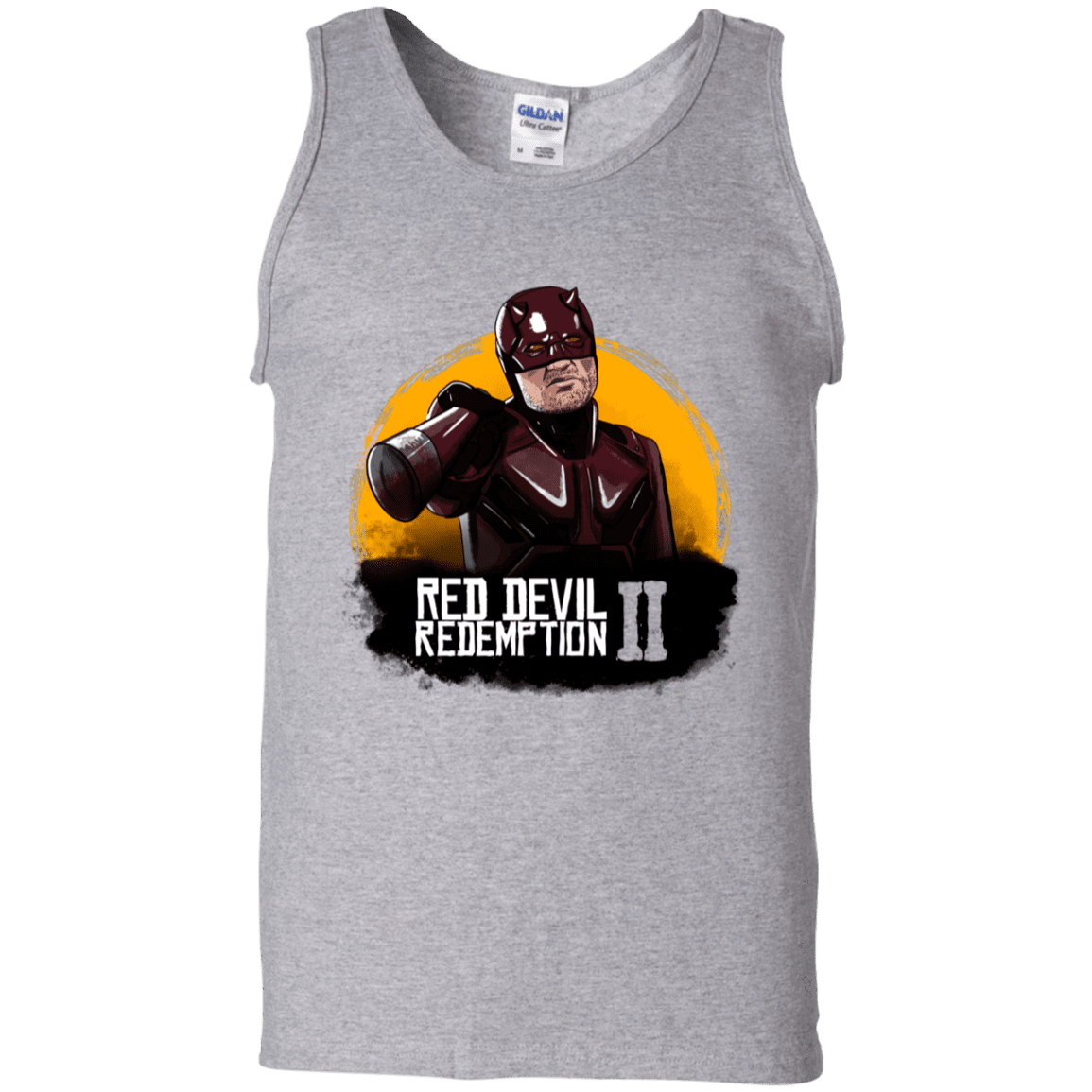 T-Shirts Sport Grey / S Red Devil Redemptions Men's Tank Top