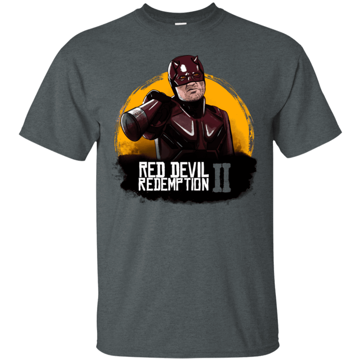 T-Shirts Dark Heather / S Red Devil Redemptions T-Shirt
