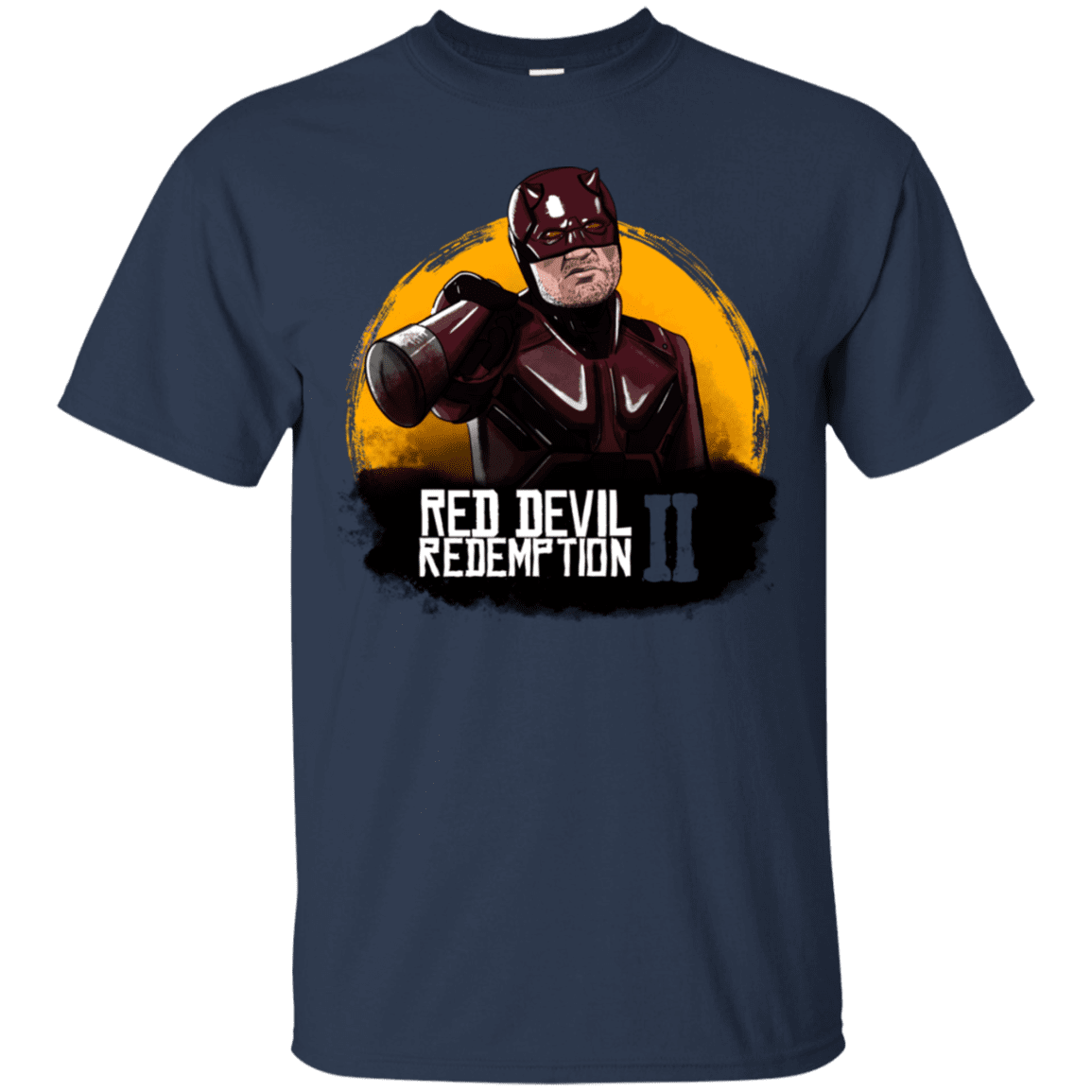 T-Shirts Navy / S Red Devil Redemptions T-Shirt