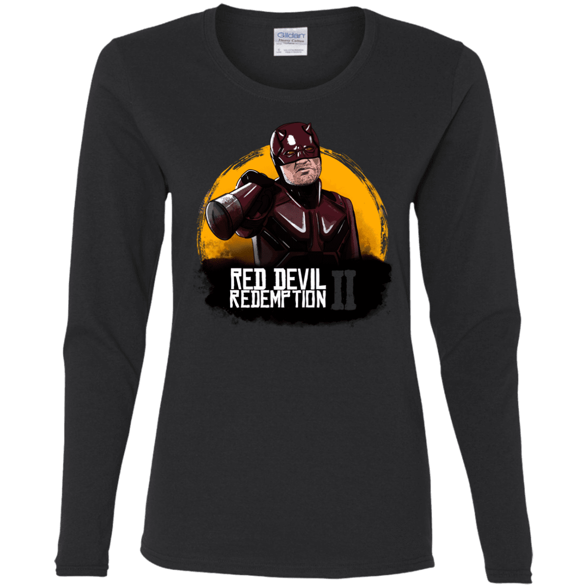 T-Shirts Black / S Red Devil Redemptions Women's Long Sleeve T-Shirt