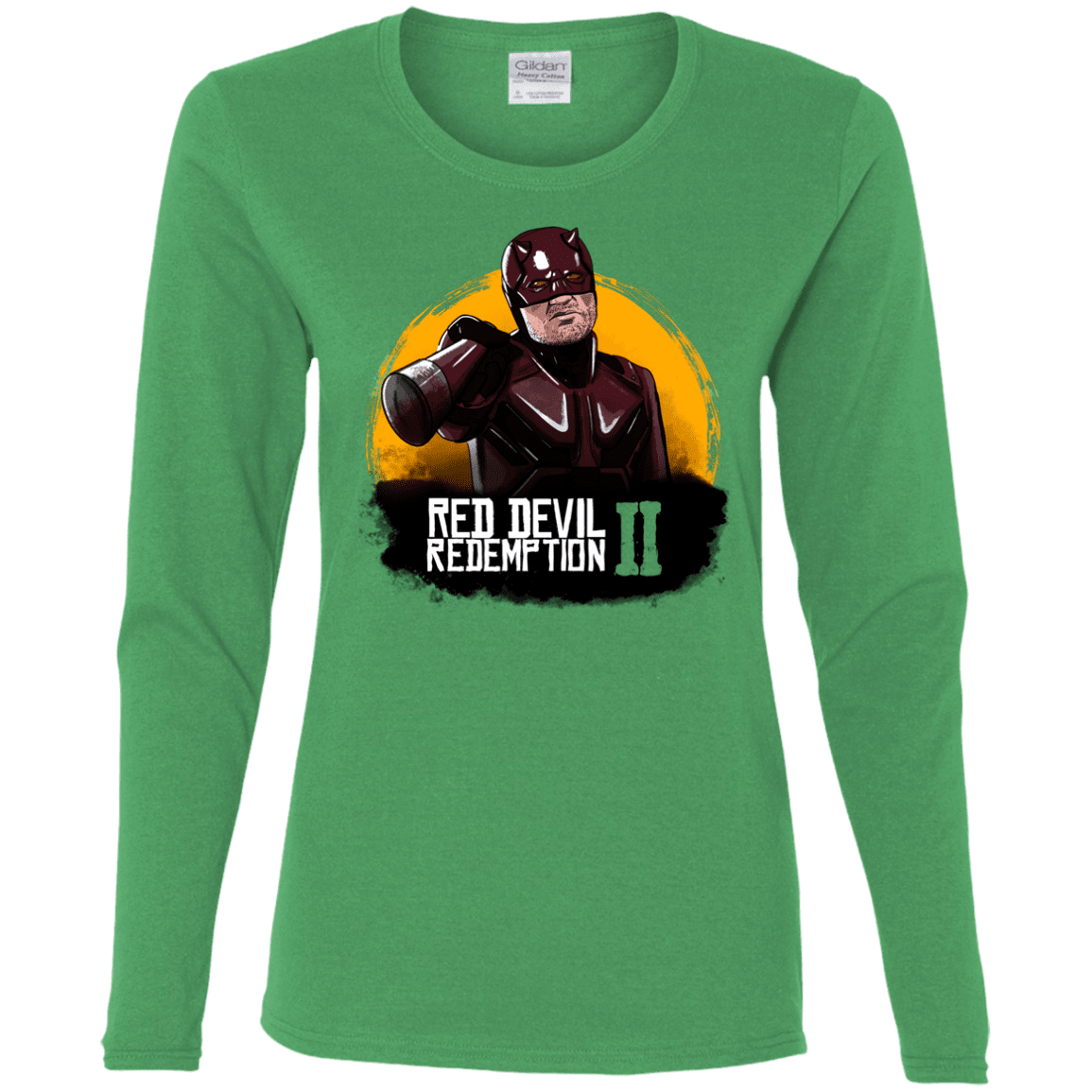 T-Shirts Irish Green / S Red Devil Redemptions Women's Long Sleeve T-Shirt