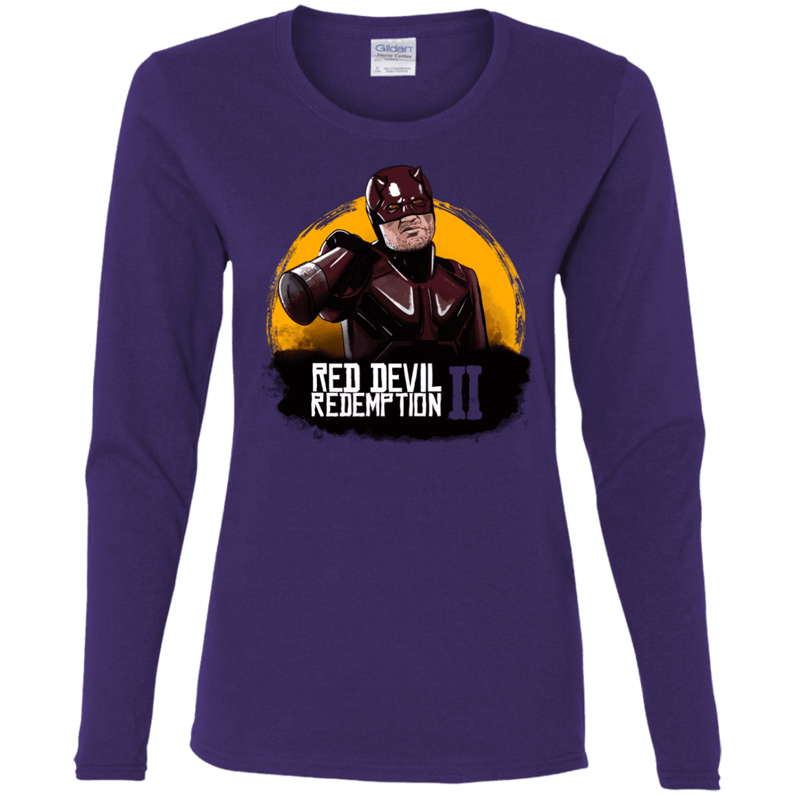 T-Shirts Purple / S Red Devil Redemptions Women's Long Sleeve T-Shirt