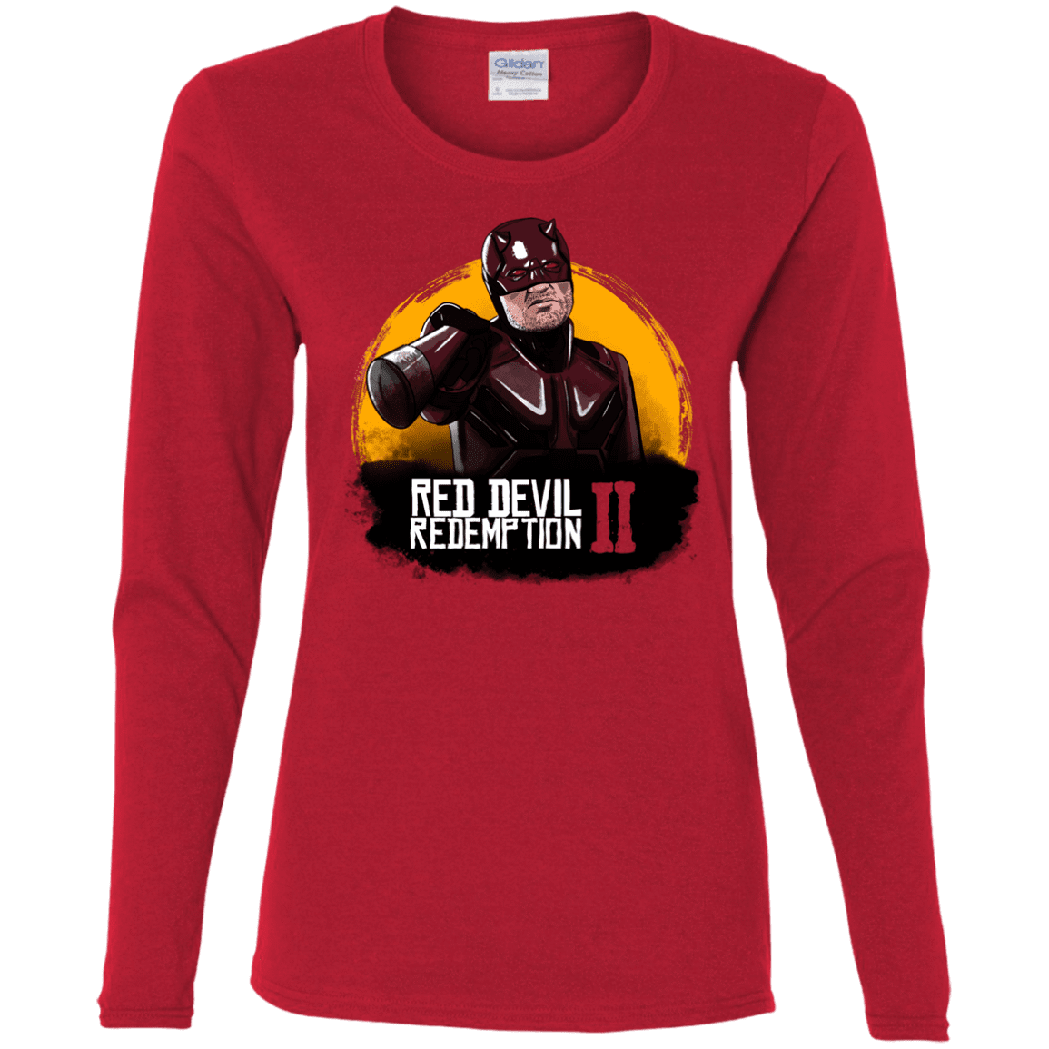 T-Shirts Red / S Red Devil Redemptions Women's Long Sleeve T-Shirt