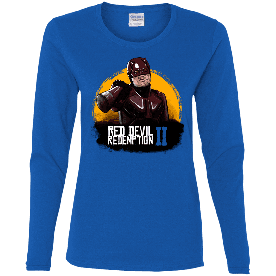 T-Shirts Royal / S Red Devil Redemptions Women's Long Sleeve T-Shirt