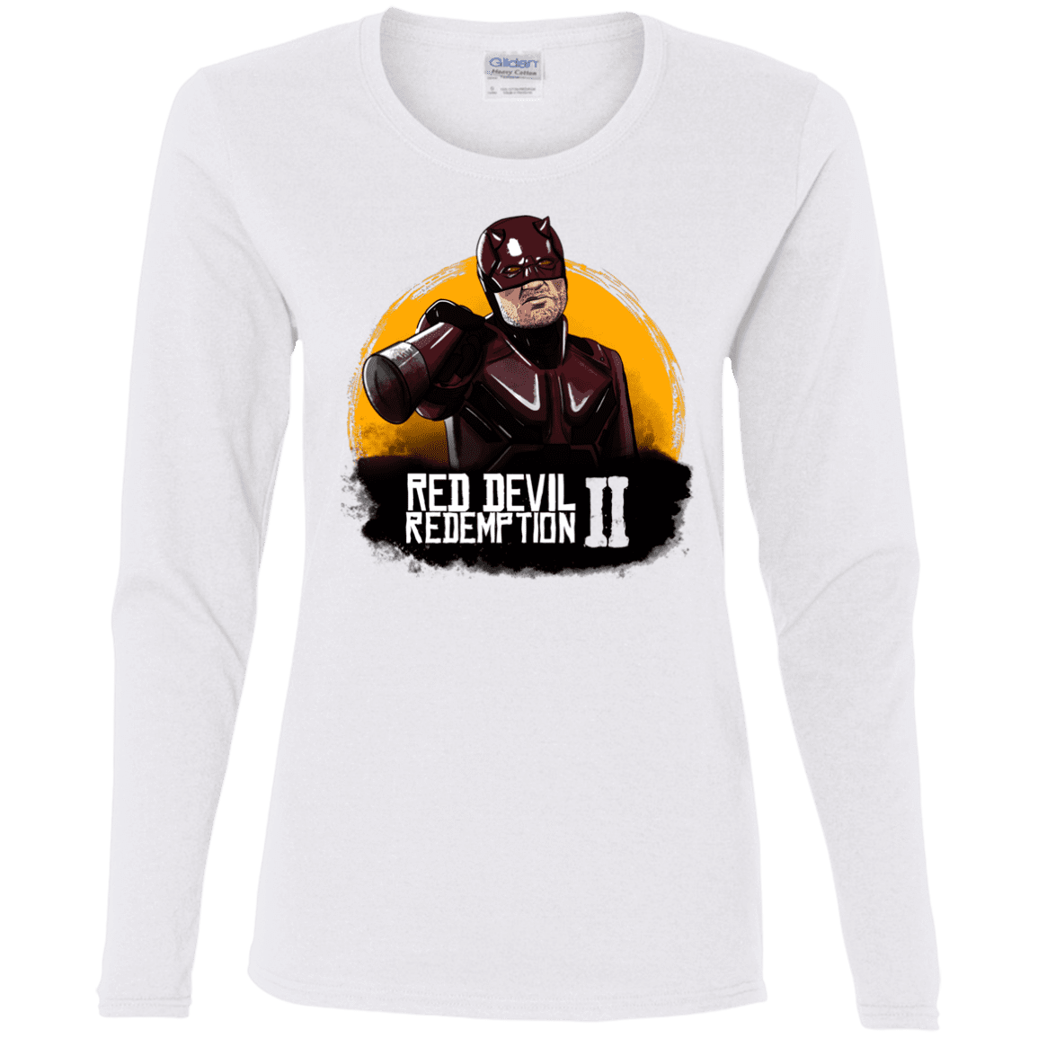 T-Shirts White / S Red Devil Redemptions Women's Long Sleeve T-Shirt