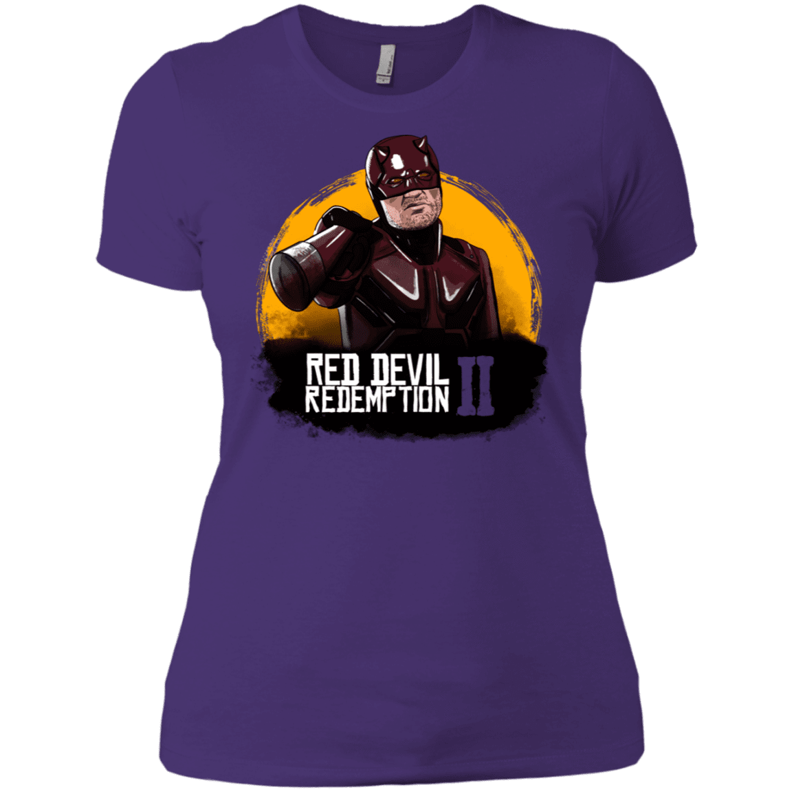 T-Shirts Purple Rush/ / X-Small Red Devil Redemptions Women's Premium T-Shirt