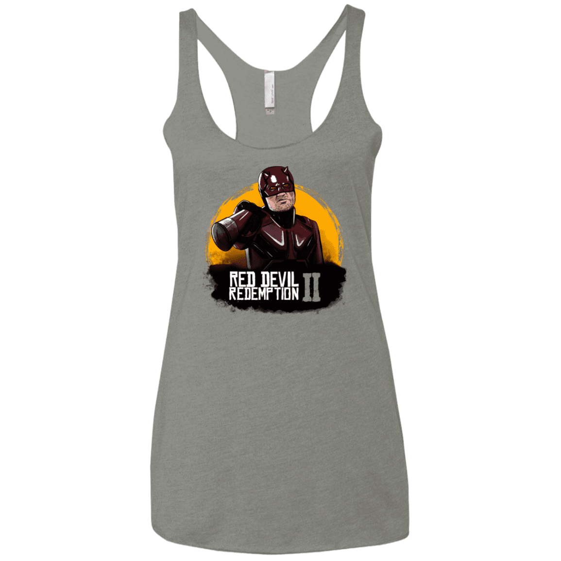 T-Shirts Venetian Grey / X-Small Red Devil Redemptions Women's Triblend Racerback Tank