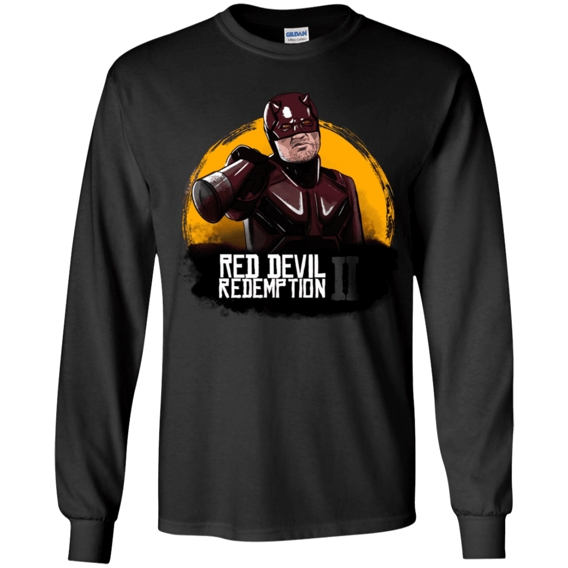 T-Shirts Black / YS Red Devil Redemptions Youth Long Sleeve T-Shirt