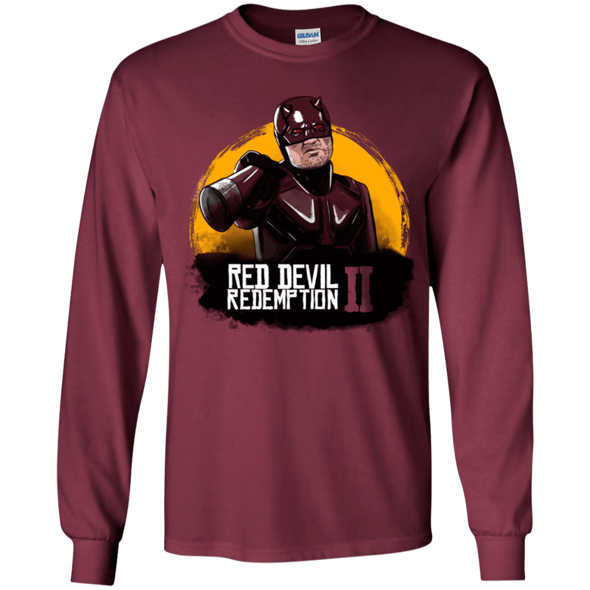 T-Shirts Maroon / YS Red Devil Redemptions Youth Long Sleeve T-Shirt