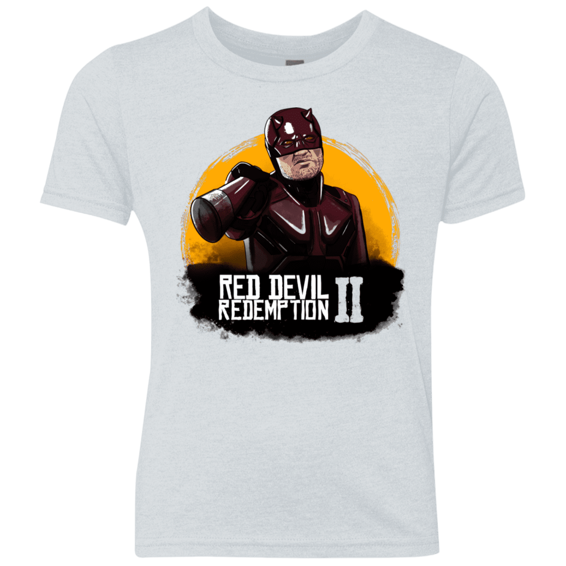 T-Shirts Heather White / YXS Red Devil Redemptions Youth Triblend T-Shirt