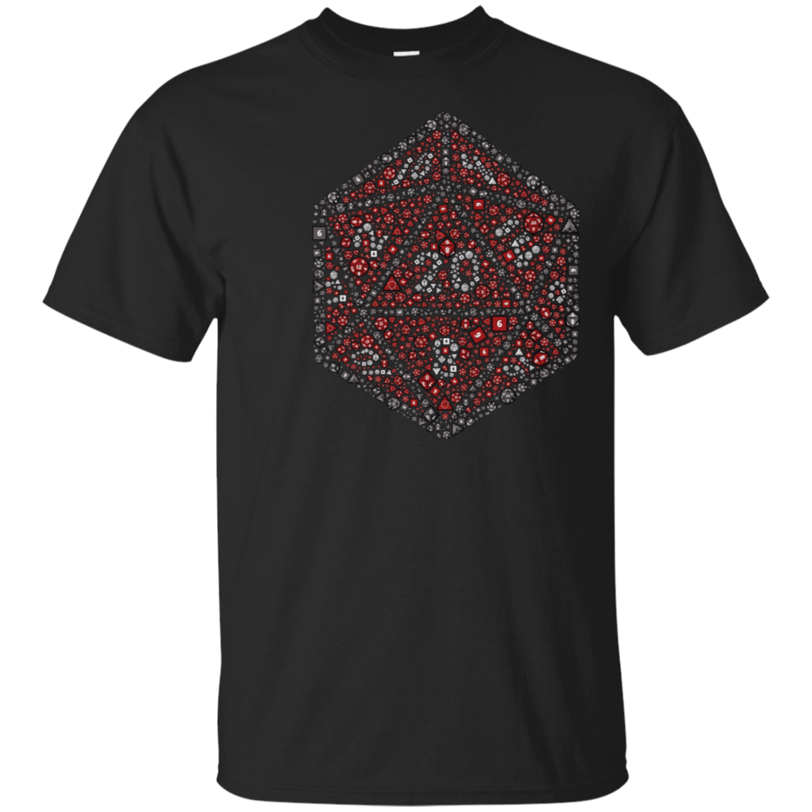 T-Shirts Black / S Red Dice T-Shirt