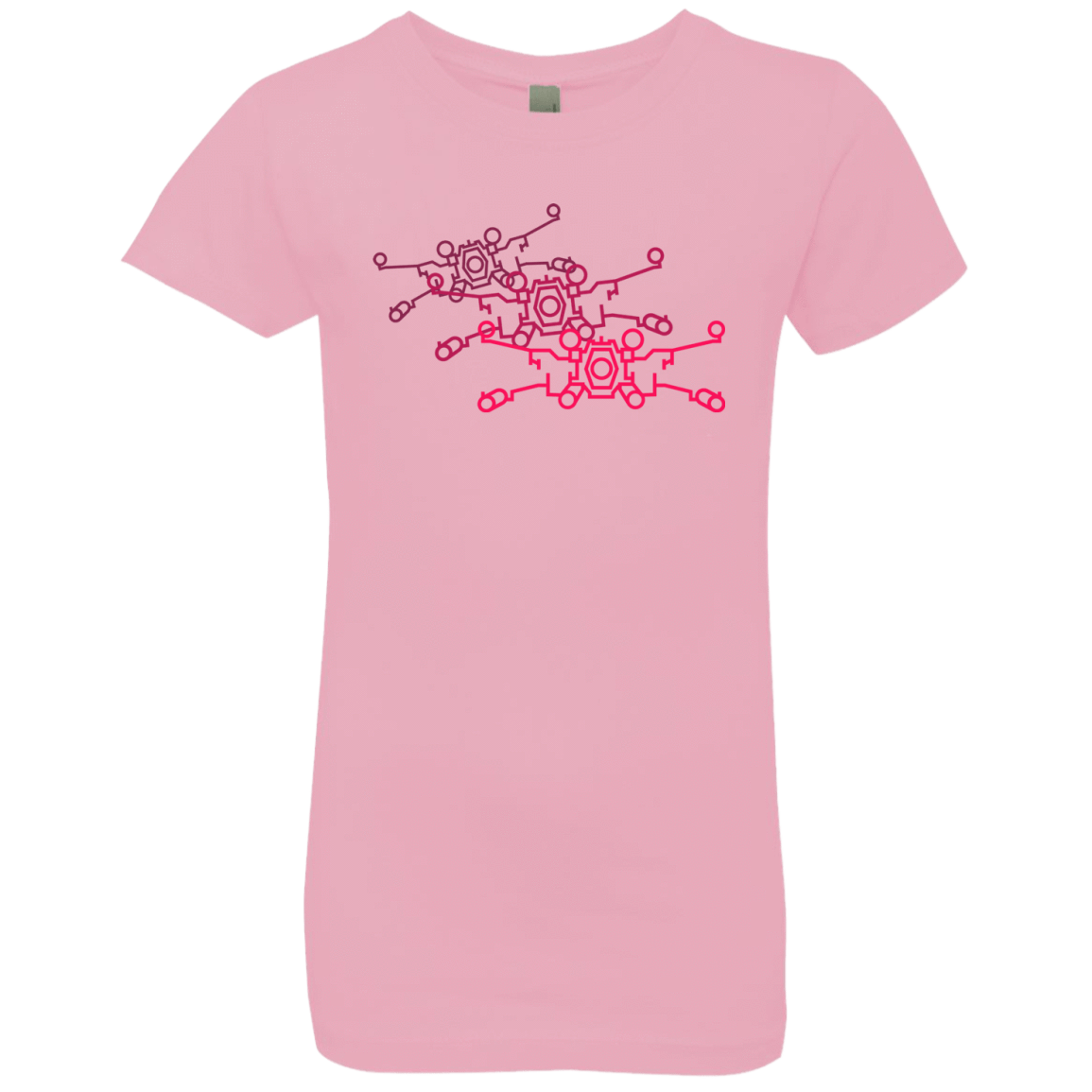 T-Shirts Light Pink / YXS Red Five Girls Premium T-Shirt