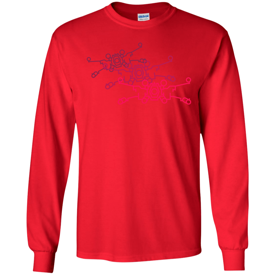 Red Five Men's Long Sleeve T-Shirt