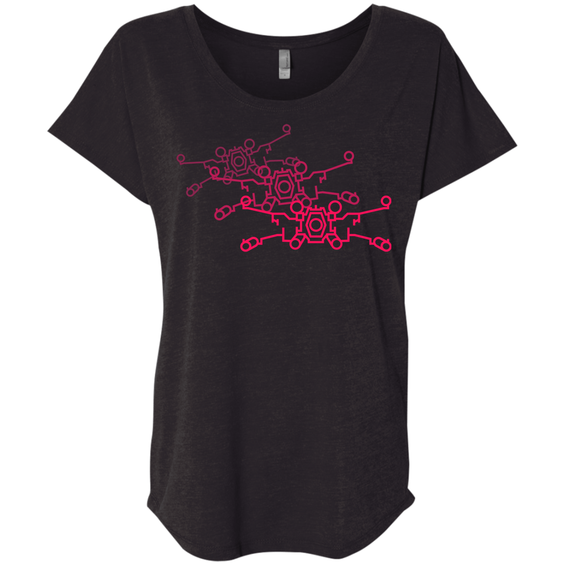 Red Five Triblend Dolman Sleeve