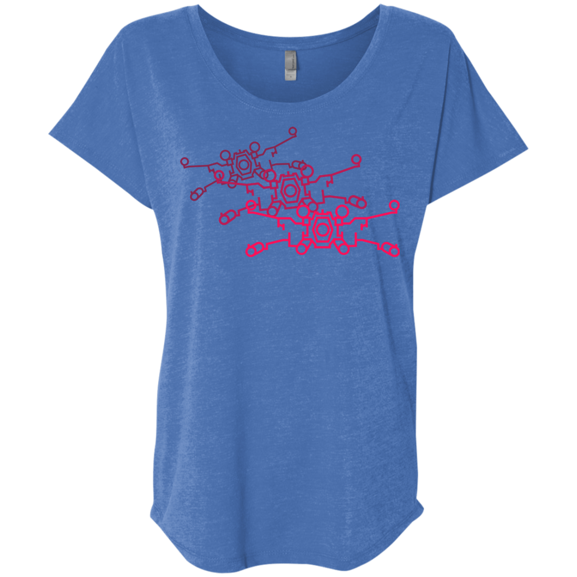 Red Five Triblend Dolman Sleeve